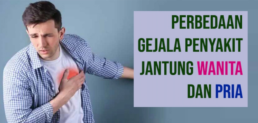 Perbedaan Gejala Penyakit Jantung WANITA dan PRIA